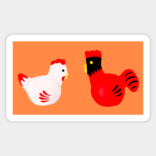 Just Us Chickens Sticker